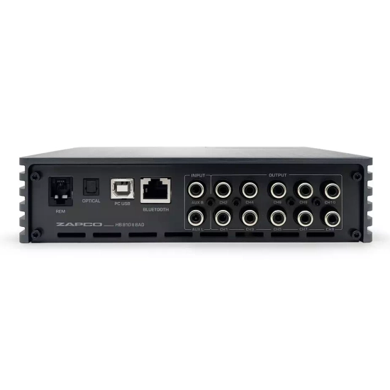 Zapco HB 810 II 8AD 10-kanałowy procesor DSP z 8-kanałowym wzmacniaczem